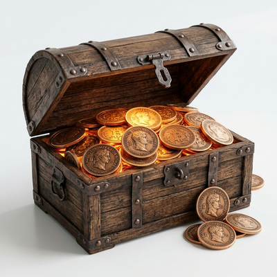 Bronze Coin Chest