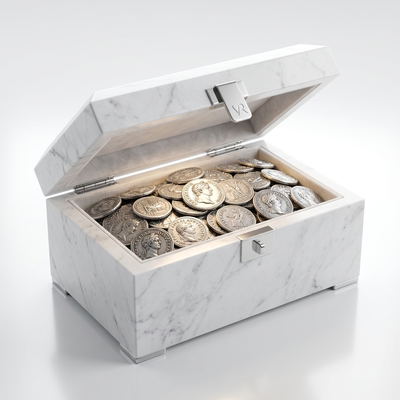 Silver Coin Chest