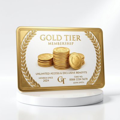 Gold VIP Card Graphic