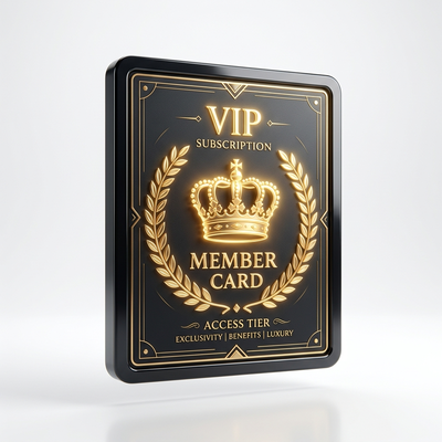 Obsidian VIP Card Graphic